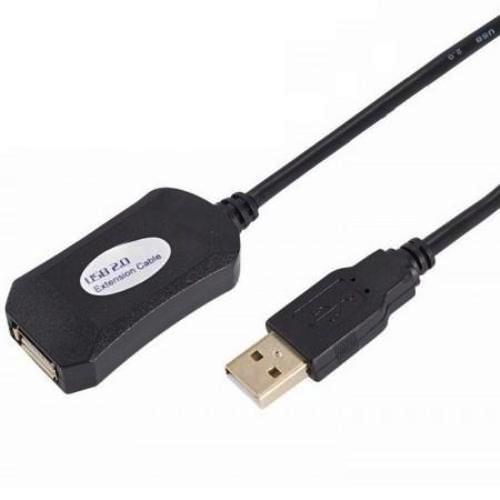 Кабель удлинитель USB2.0 Am-Af активный Premier 5-905A 5.0 белый - 5 метров