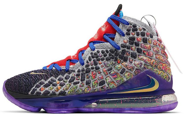 

Кроссовки унисекс Nike Lebron 17 What The разноцветные 42 EU, Разноцветный, Lebron 17 What The