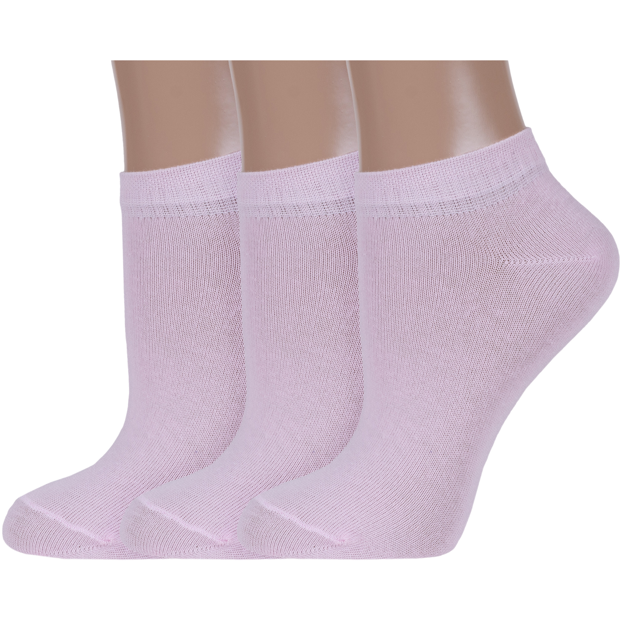 Комплект носков женских Борисоглебский трикотаж 3-6С72 розовых 23