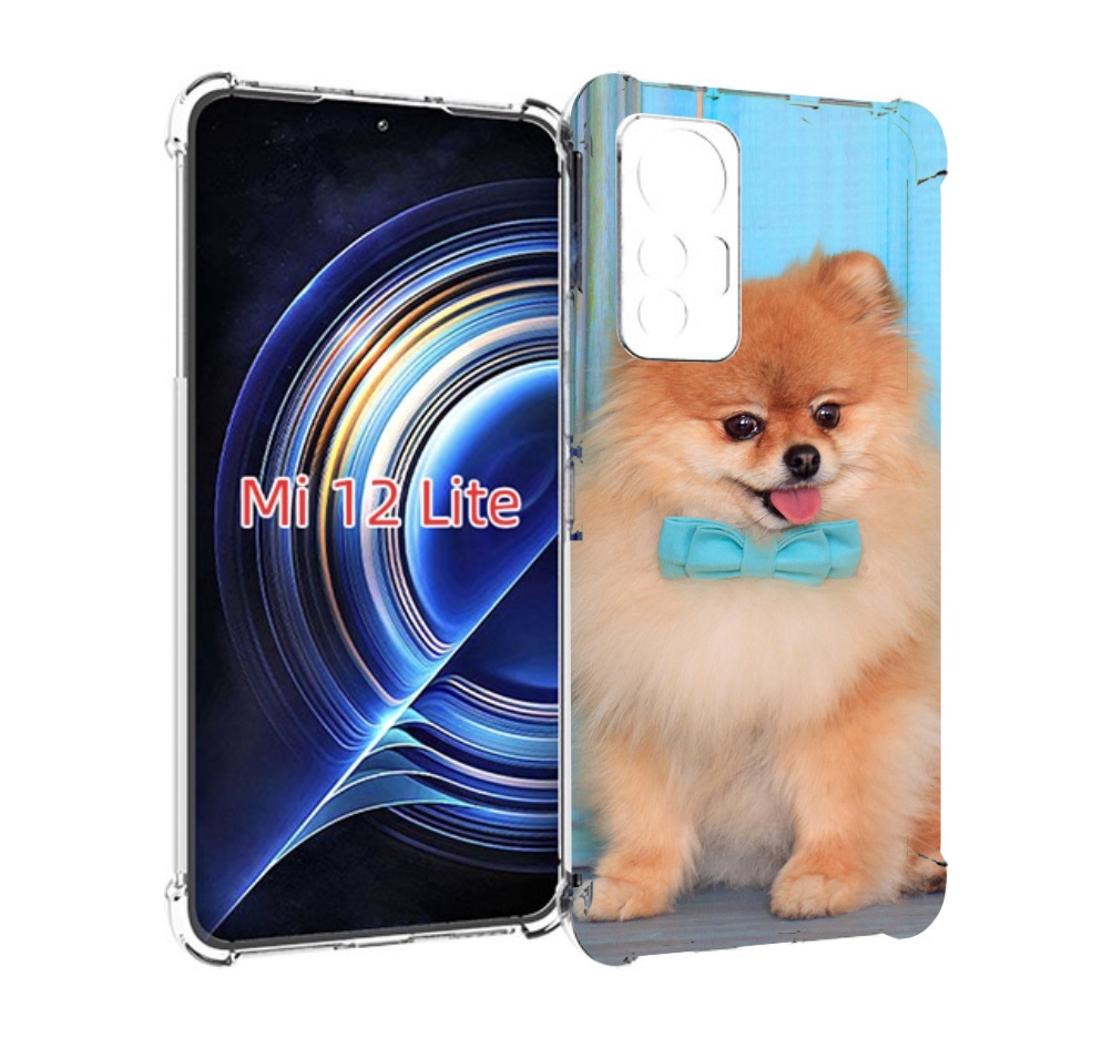 

Чехол MyPads померанскии шпиц для Xiaomi 12 Lite, Прозрачный, Tocco