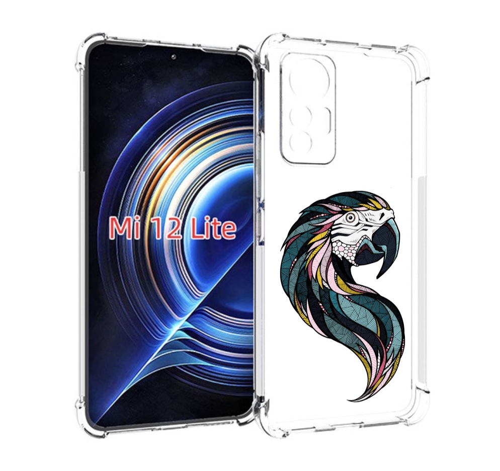 

Чехол MyPads полупопугай для Xiaomi 12 Lite, Прозрачный, Tocco