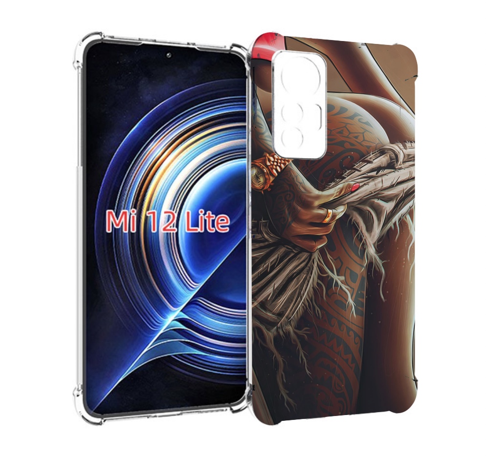 

Чехол MyPads полуголая девушка фотография женский для Xiaomi 12 Lite, Прозрачный, Tocco
