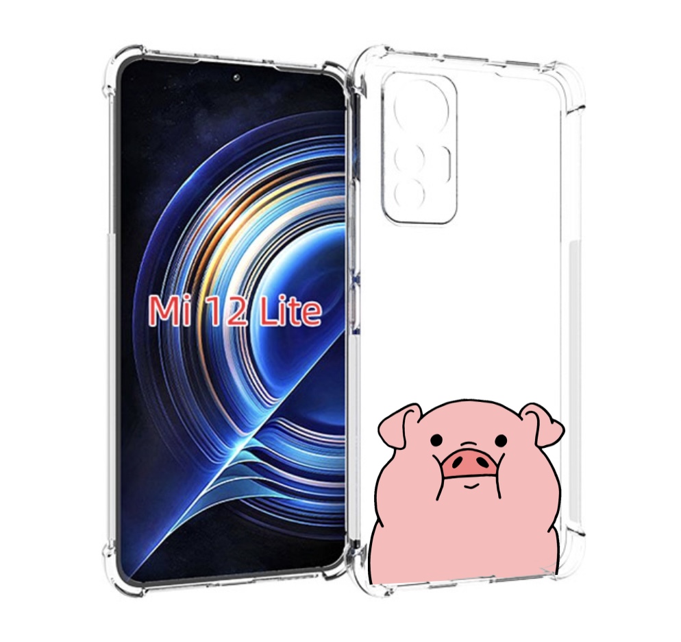 

Чехол MyPads полная-свинья для Xiaomi 12 Lite, Прозрачный, Tocco
