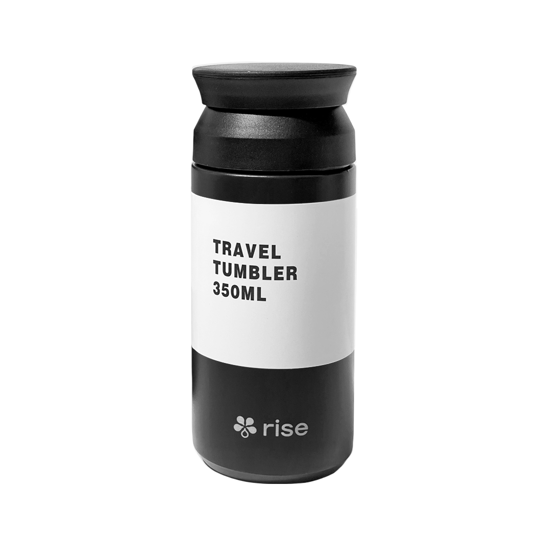 Термокружка Rise Travel Tumbler, черная, 350 мл