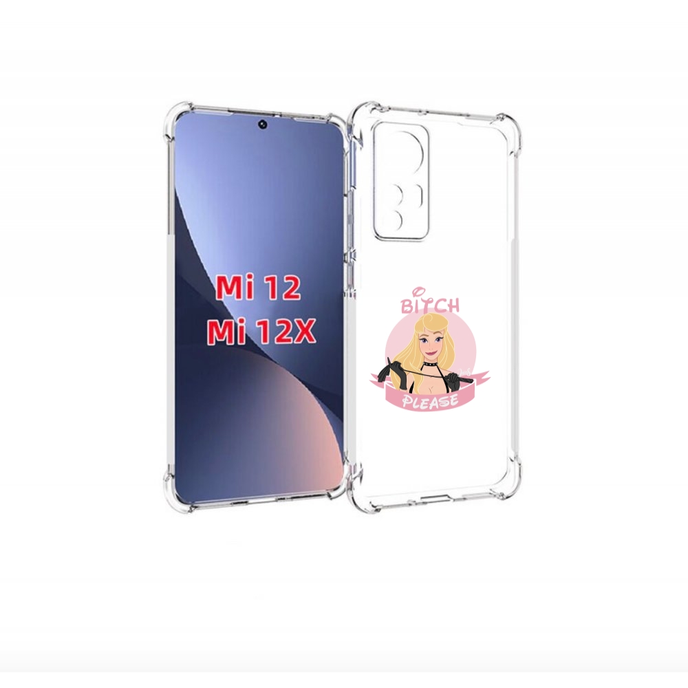 

Чехол бампер MyPads принцесса-аврора женский для Xiaomi 12., Прозрачный, Tocco