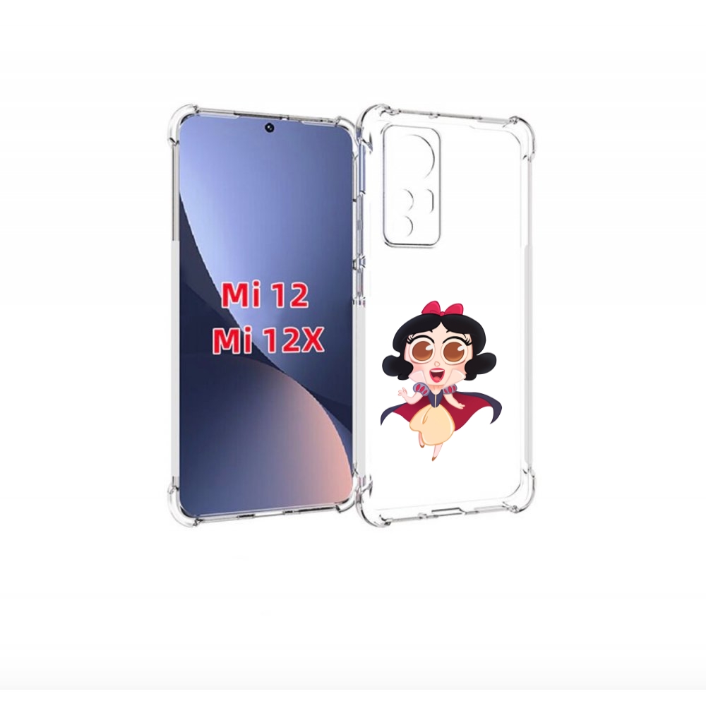 

Чехол бампер MyPads принцеска-нарисованная женский для Xiaomi 12, Прозрачный, Tocco