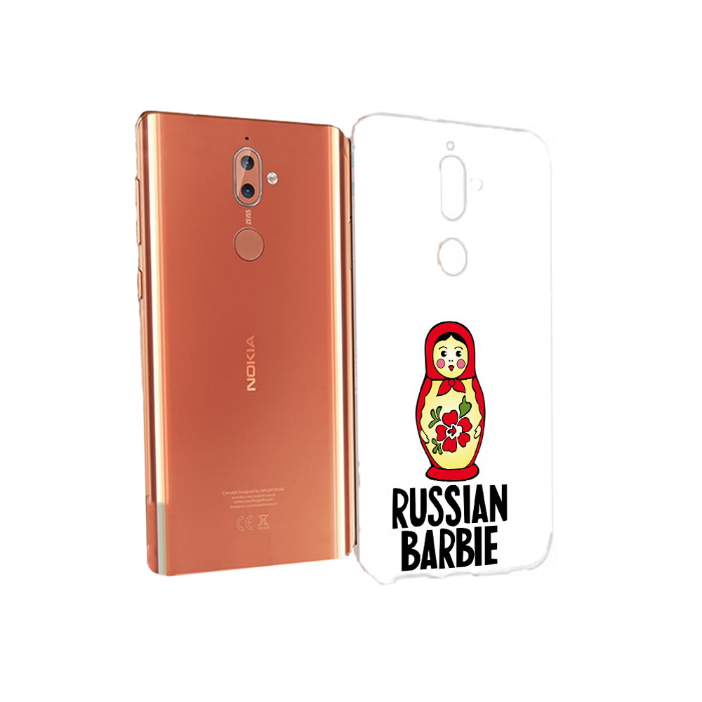 

Чехол MyPads Tocco для Nokia 9 матрешка (PT126479.94.459), Прозрачный, Tocco