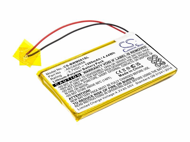 

Аккумулятор для Honeywell BW GasAlert Micro Clip XL (AEC603658), AEC603658