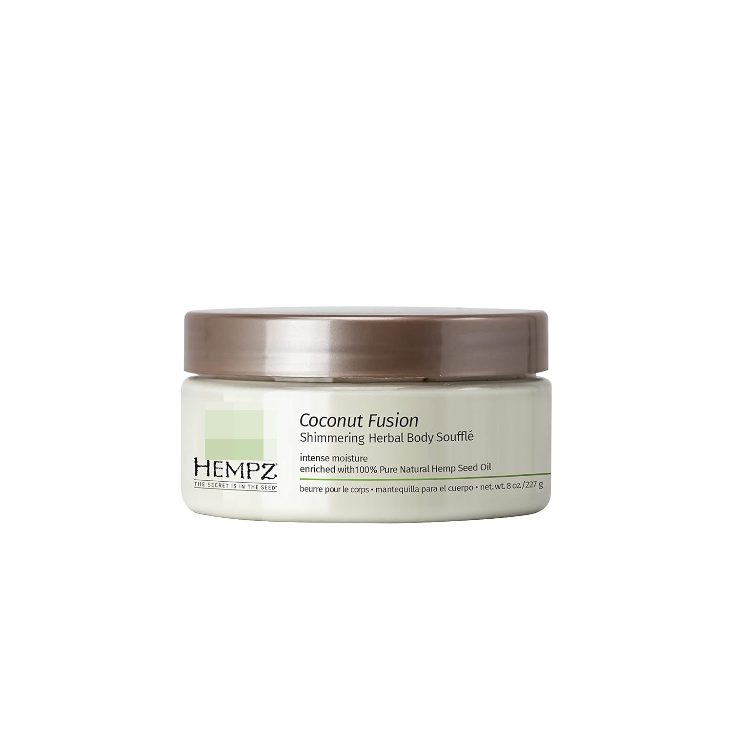 Суфле для тела Hempz Herbal Body Souffle Coconut Fusion с мерцающим эффектом, 227 г hempz fresh coconut