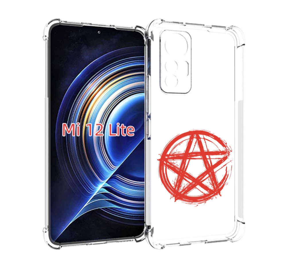 

Чехол MyPads пентаграмма для Xiaomi 12 Lite, Прозрачный, Tocco