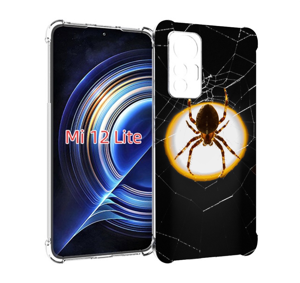 

Чехол MyPads паук-с-паутинкой для Xiaomi 12 Lite, Прозрачный, Tocco