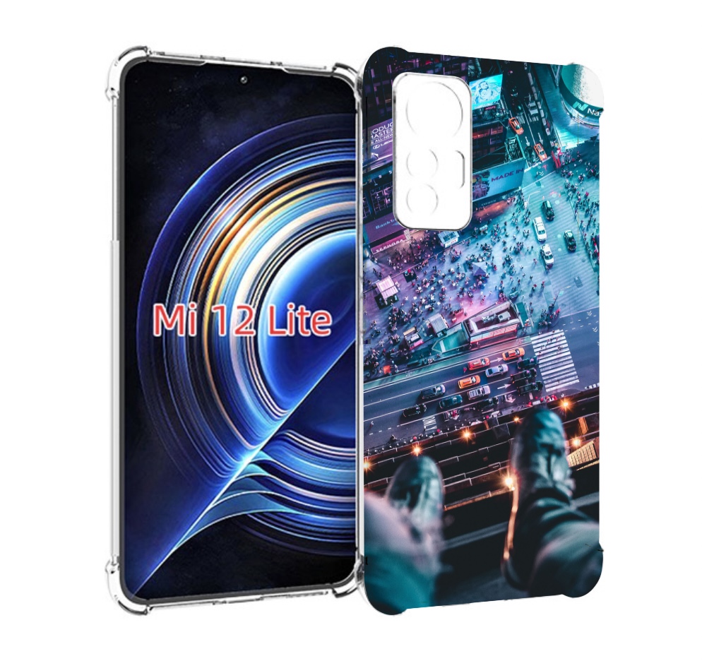 

Чехол MyPads парень на крыше для Xiaomi 12 Lite, Прозрачный, Tocco