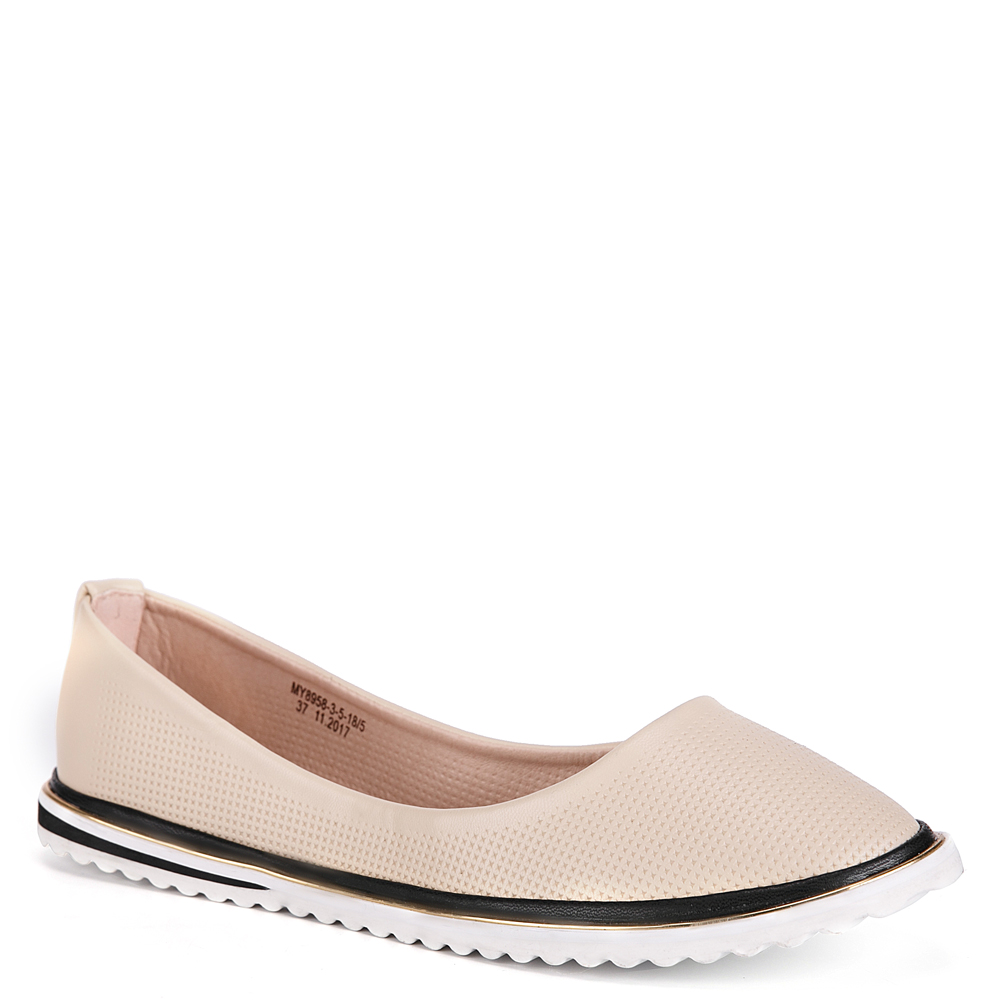 

Балетки женские medelista MY8958-3-5-18/5 бежевые 40 RU, MY8958-3-5-18/5