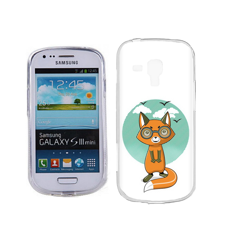 Чехол MyPads Tocco для Samsung Galaxy S3 mini задумчивая лиса