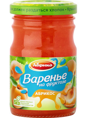 

Варенье Абрико абрикосовое на фруктозе 250 г