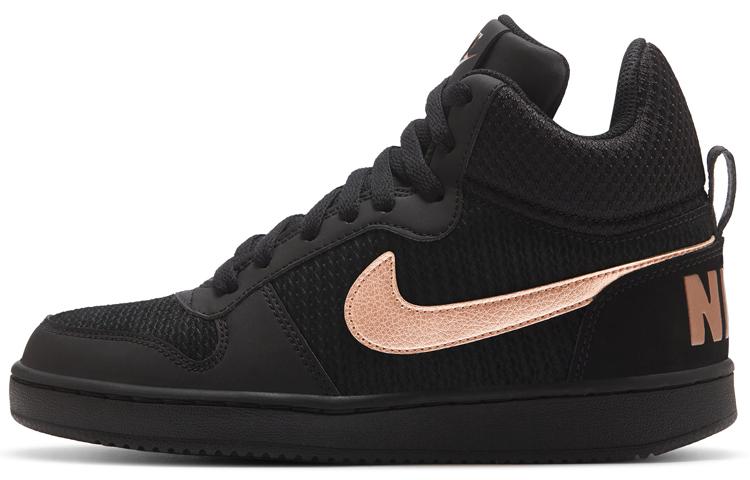 

Кеды унисекс Nike Court Borough черные 38.5 EU, Черный, Court Borough