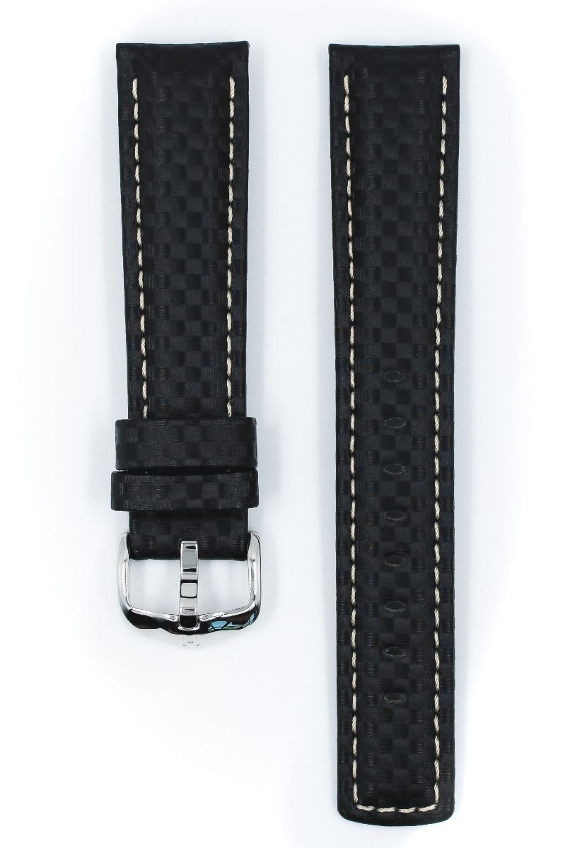 

Ремешок из двух частей унисекс HIRSCH Carbon черный, Carbon