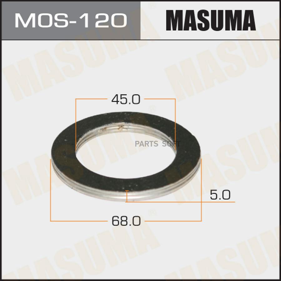MOS-120_кольцо глушителя уплотнительное!(м) 45x68