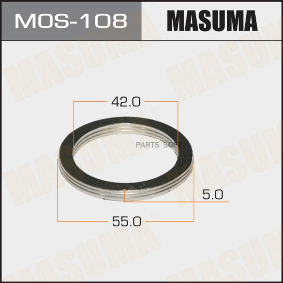 Кольцо глушителя 42 х 55 MASUMA MOS-108 1457₽