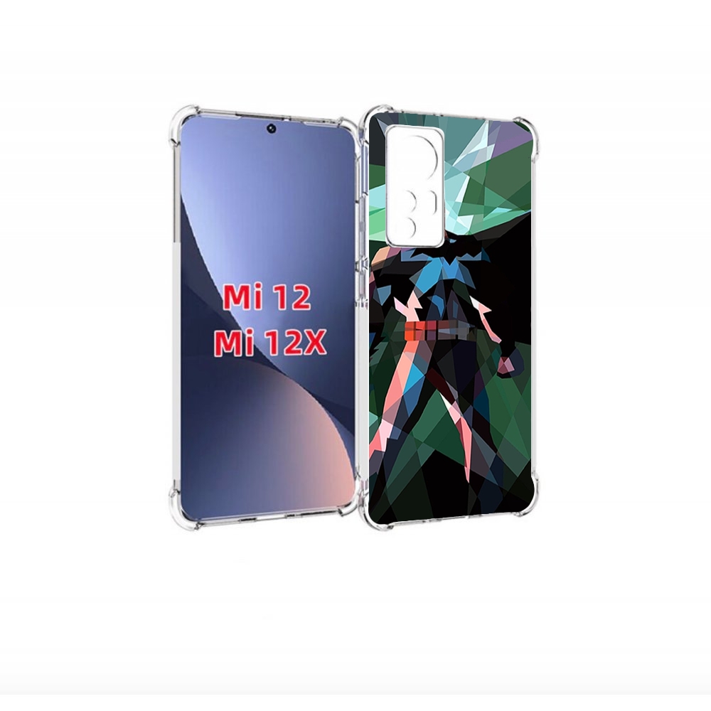 

Чехол бампер MyPads полигональный-бэтмен-арт для Xiaomi 12., Прозрачный, Tocco