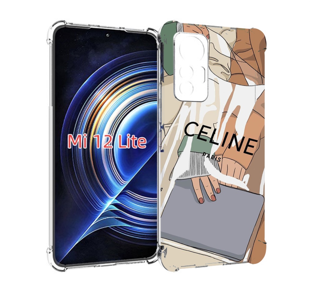 

Чехол MyPads пакет-келин-париж женский для Xiaomi 12 Lite, Прозрачный, Tocco