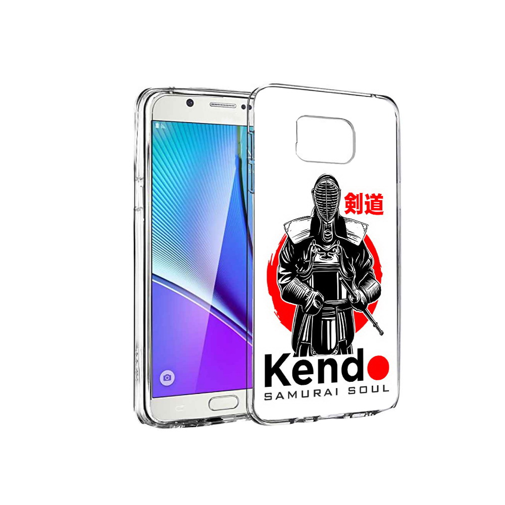 Чехол MyPads Tocco для Samsung Galaxy Note 5 рисованый самурай