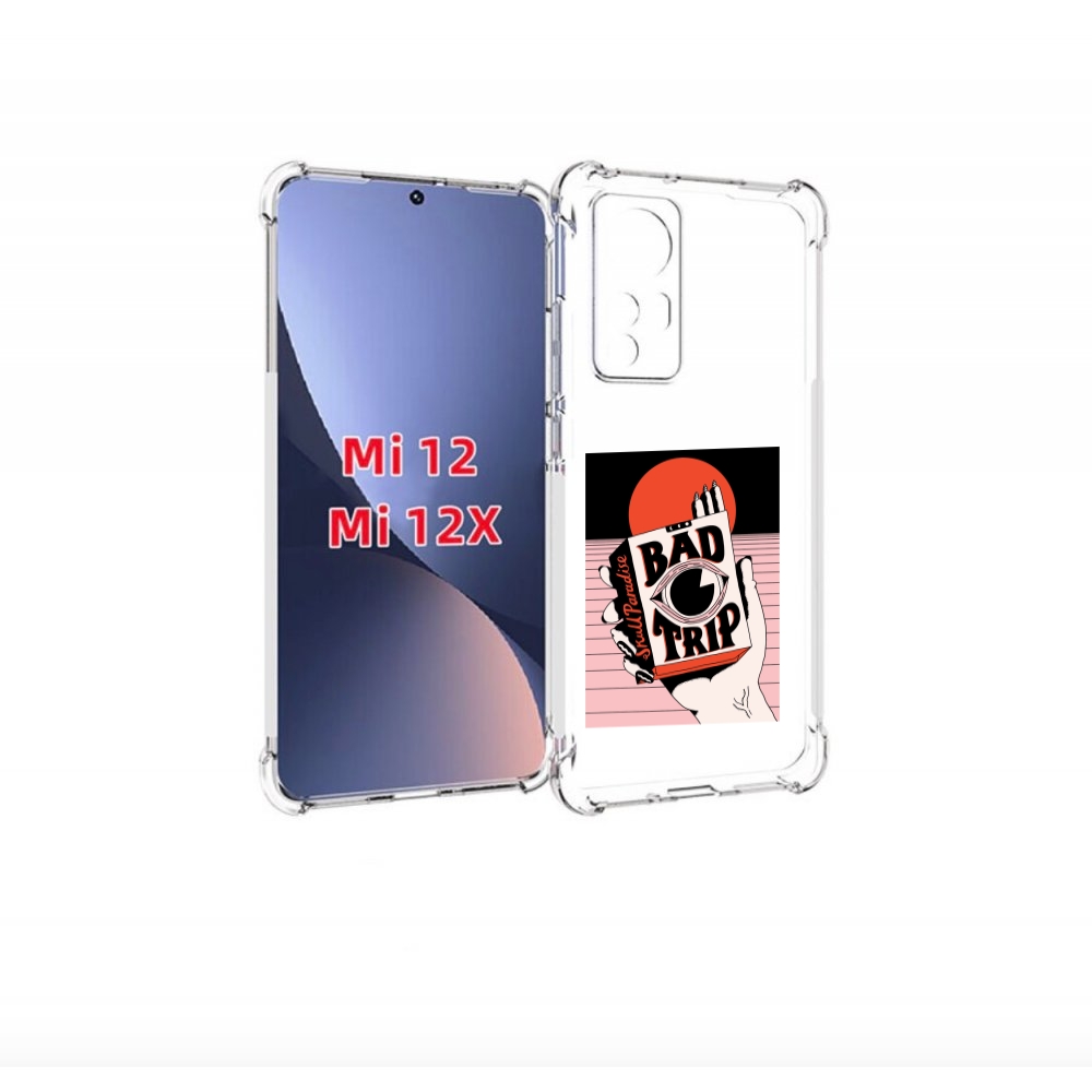 

Чехол бампер MyPads плохая пачка для Xiaomi 12., Прозрачный, Tocco