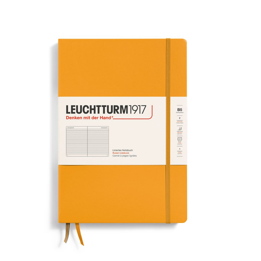 

Блокнот Leuchtturm1917 Composition 366167 B5 17,8x25,4см 80г 109 листов в линейку