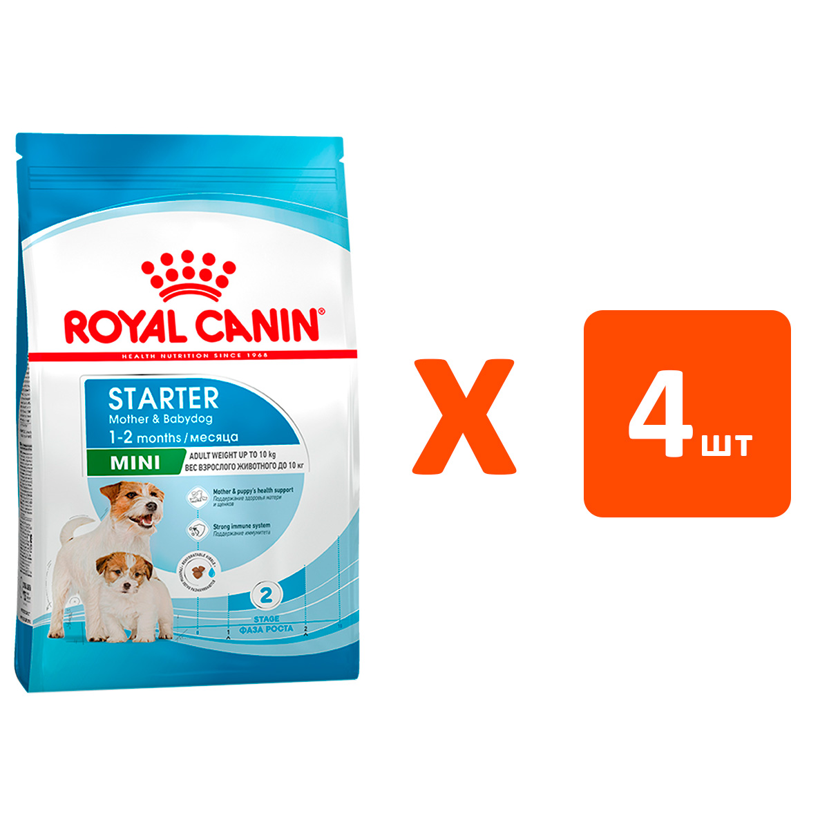 

ROYAL CANIN ROYAL CANIN MINI STARTER для щенков маленьких пород до 2 месяцев, беременных и