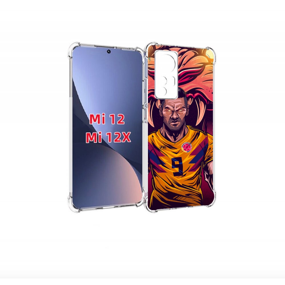 

Чехол бампер MyPads парень-тигр-красный для Xiaomi 12., Прозрачный, Tocco