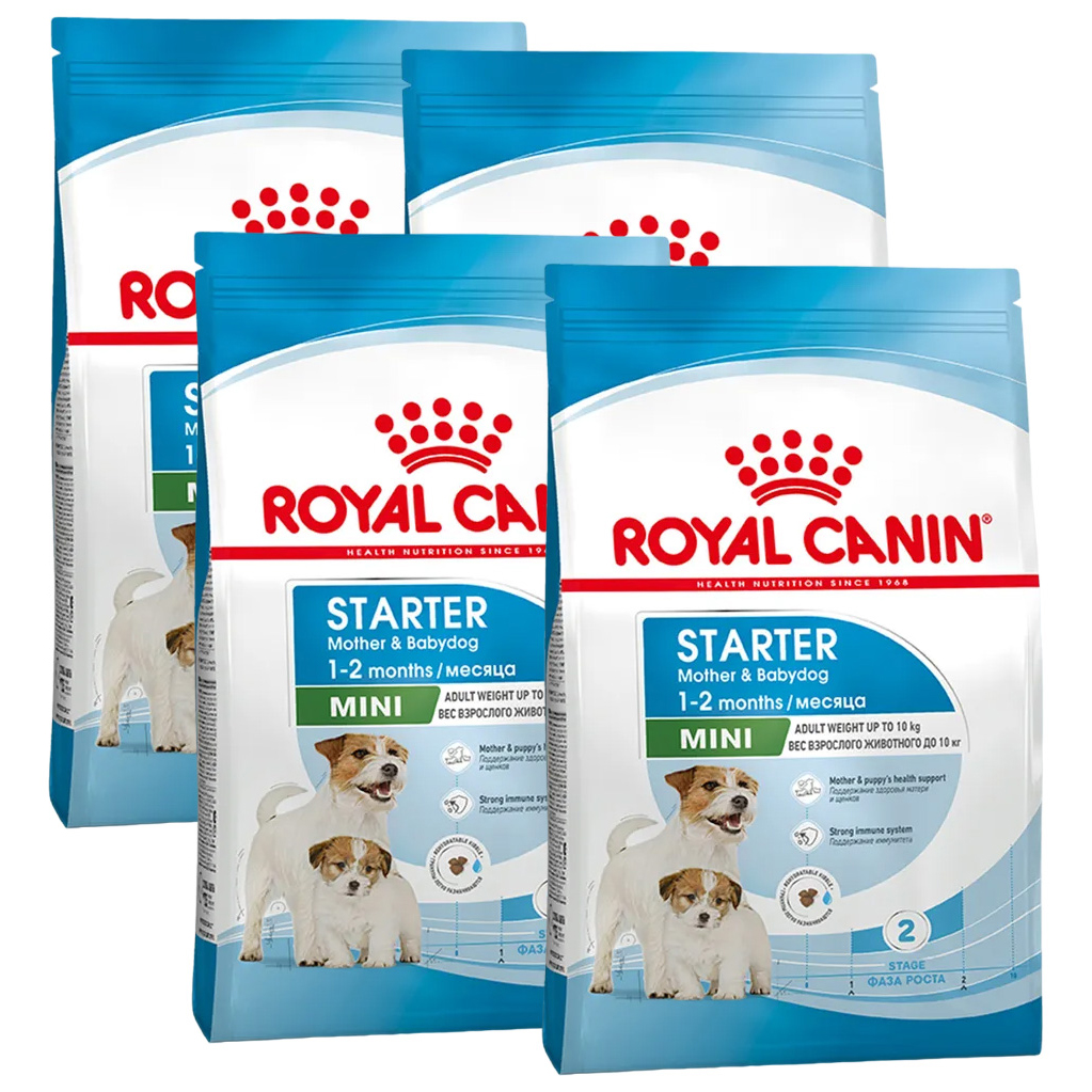 Сухой корм для собак ROYAL CANIN Starter Mother & Babydog, Mini, 4x3 кг