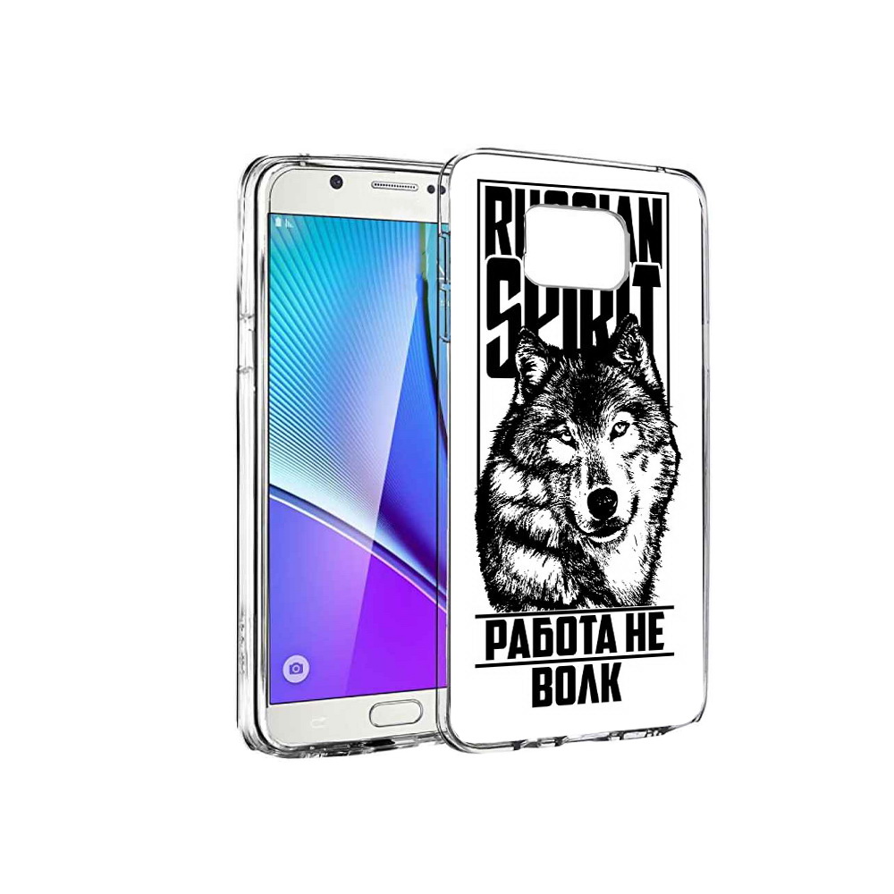 

Чехол MyPads Tocco для Samsung Galaxy Note 5 работа не волк, Прозрачный, Tocco