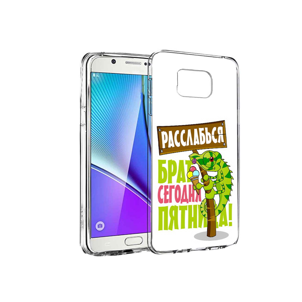 

Чехол MyPads Tocco для Samsung Galaxy Note 5 пятница, Прозрачный, Tocco