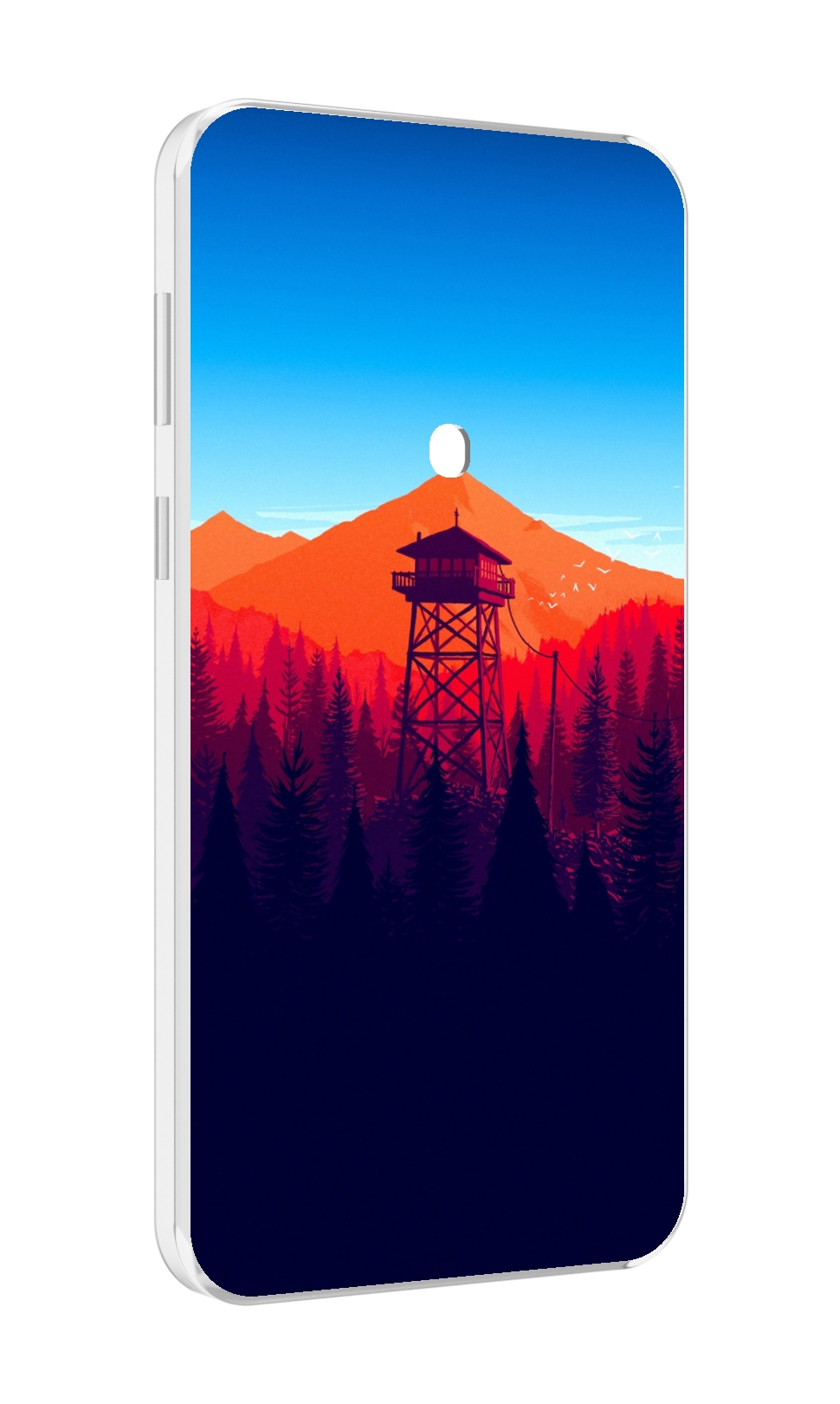 

Чехол MyPads лес с оранжевыми горами для Meizu 16 Plus / 16th Plus, Прозрачный, Tocco