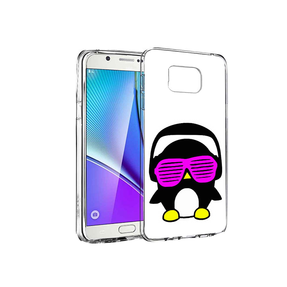 

Чехол MyPads Tocco для Samsung Galaxy Note 5 пингвин, Прозрачный, Tocco