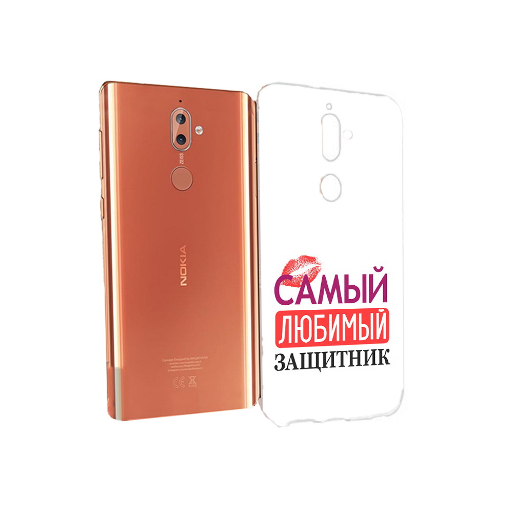 

Чехол MyPads Tocco для Nokia 9 любимый защитник (PT126479.94.451), Прозрачный, Tocco