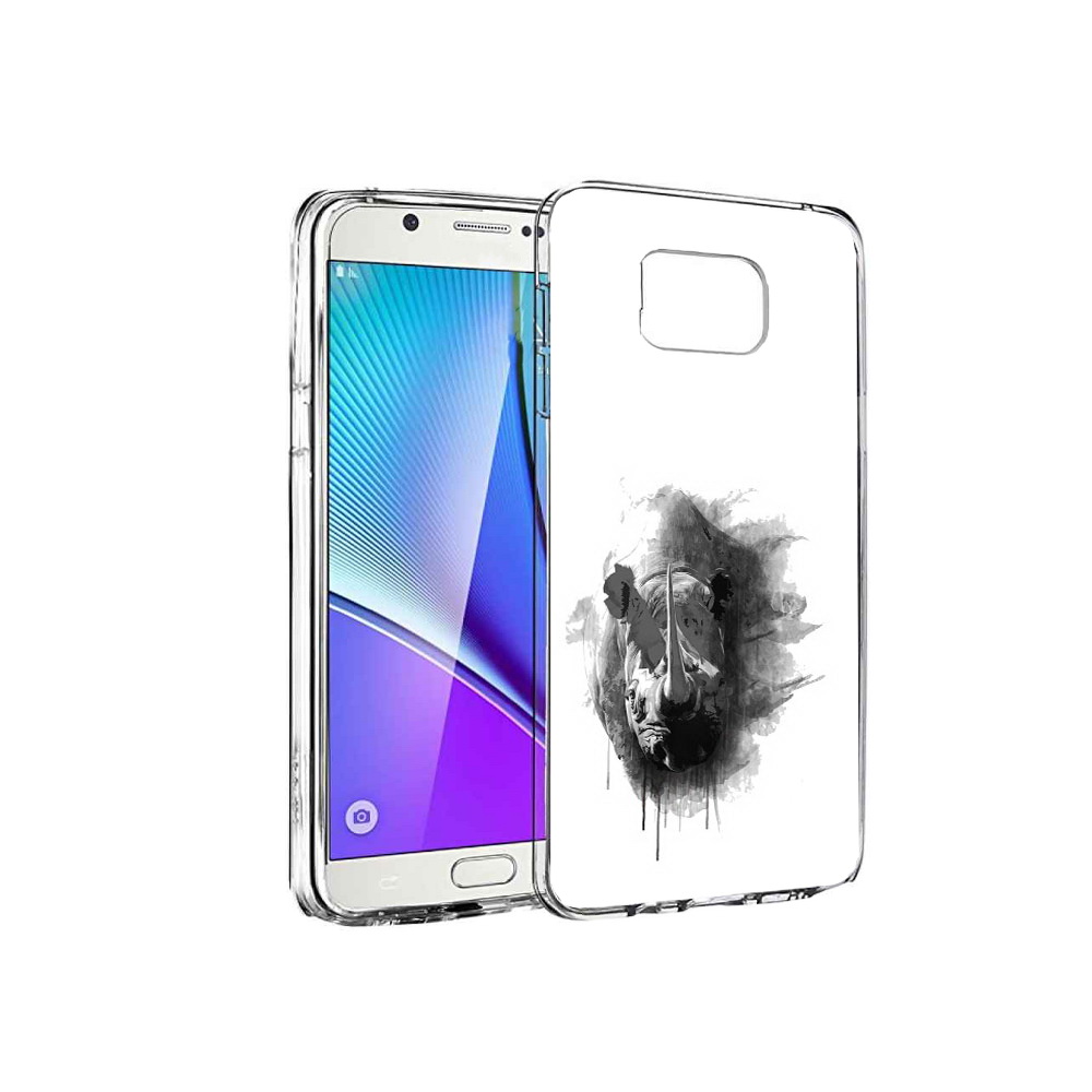 

Чехол MyPads Tocco для Samsung Galaxy Note 5 носорог, Прозрачный, Tocco