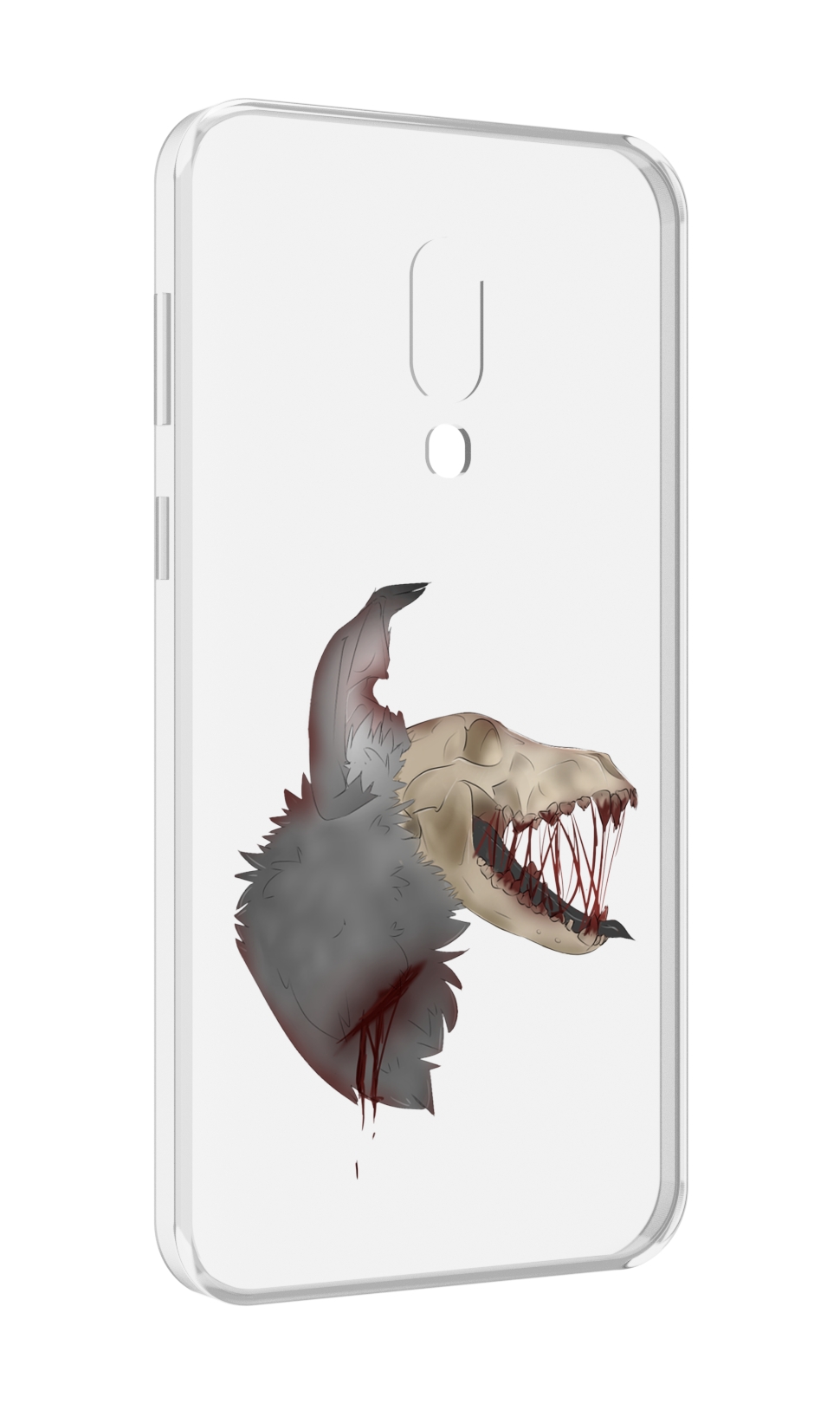 

Чехол MyPads кровавый-череп для Meizu 16 Plus / 16th Plus, Прозрачный, Tocco