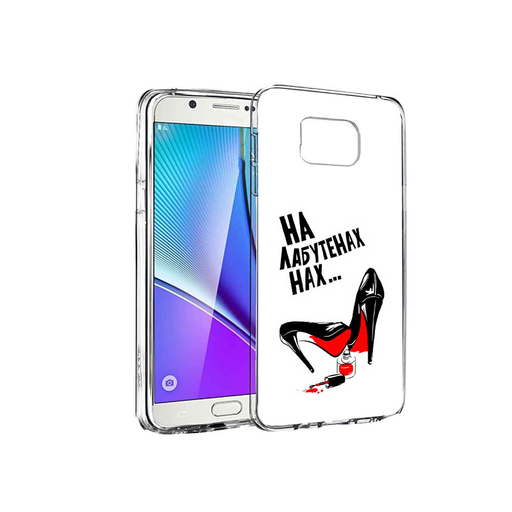 

Чехол MyPads Tocco для Samsung Galaxy Note 5 на лабутенах, Прозрачный, Tocco