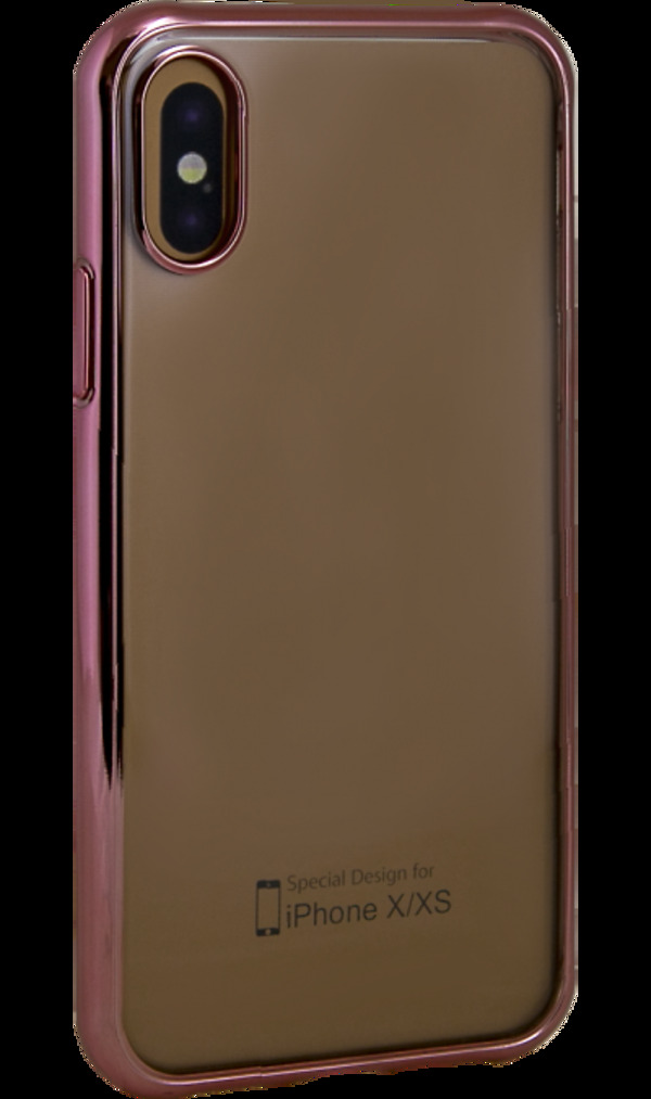 Чехол-крышка Miracase для iPhone X\Xs MR-8808, полиуретан, розовое золото