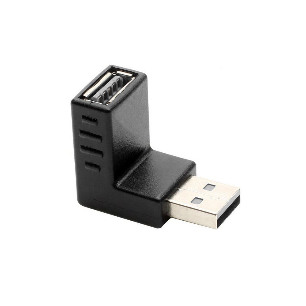 фото Gcr переходник usb 2.0 am / af, угловой