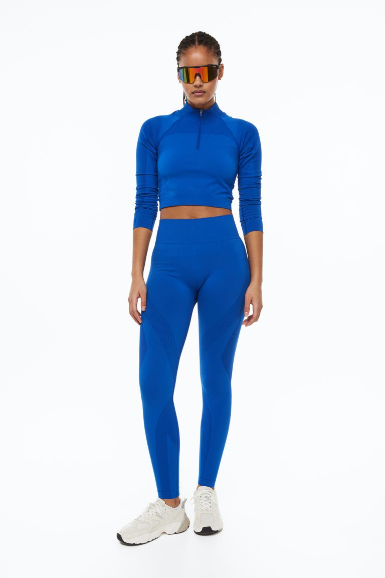 

Леггинсы женские H&M 1123517001 голубые XS (доставка из-за рубежа), 1123517001