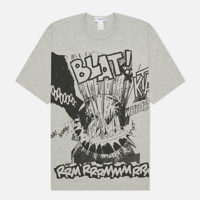 

Футболка мужская Comme des Garcons SHIRT FI-T005-S22-2 серая XL, FI-T005-S22-2