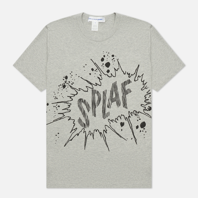 

Футболка мужская Comme des Garcons SHIRT FI-T004-S22-2 серая L, FI-T004-S22-2