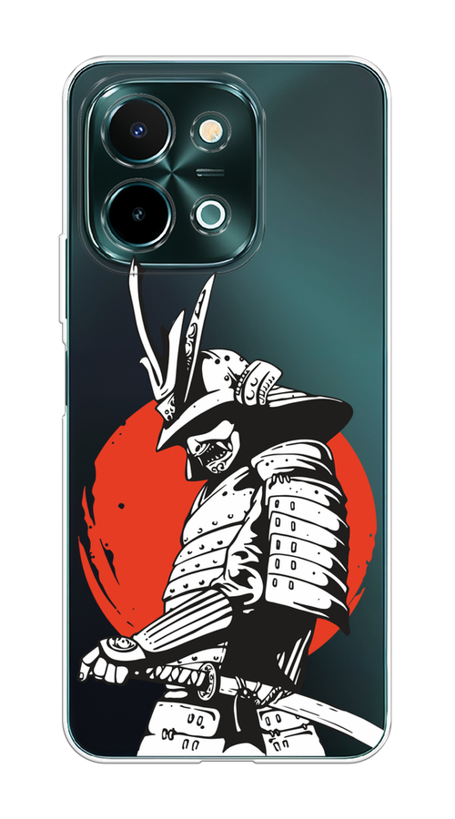 

Чехол на Vivo Y28 4G "Самурай с катаной", Черный;красный;белый, 2611650-1