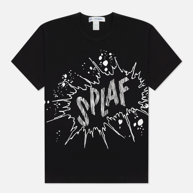 

Футболка мужская Comme des Garcons SHIRT FI-T004-S22-1 черная L, FI-T004-S22-1