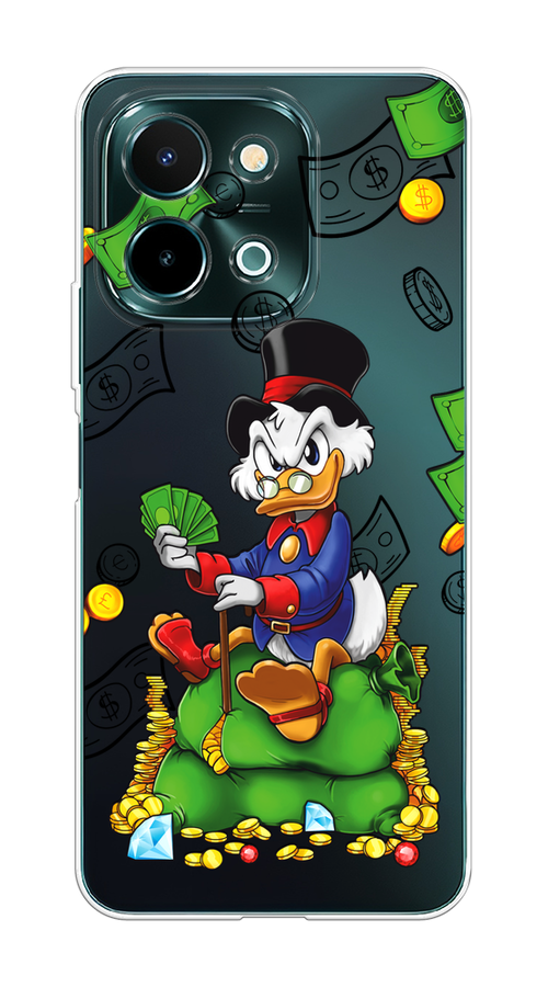 

Чехол на Vivo Y28 4G "Scrooge Richness", Черный;синий;зеленый, 2611650-1