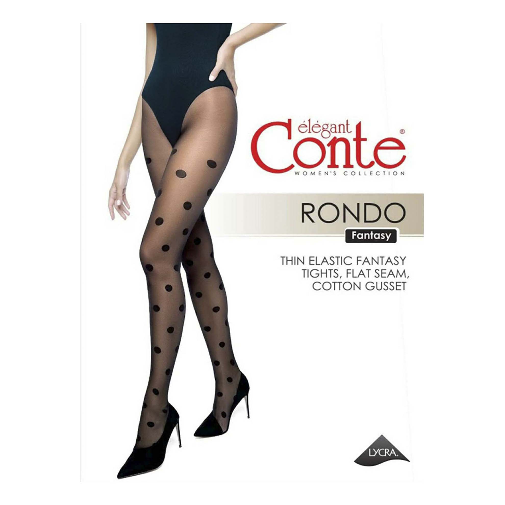 

Трусы женские Conte Elegant Rondo черные 4, Elegant Rondo