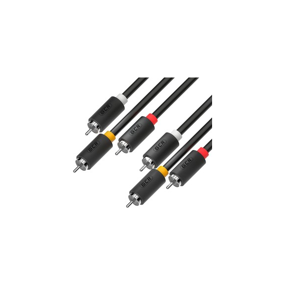 

Кабель GCR 3RCA - 3RCA, 0.5м черный