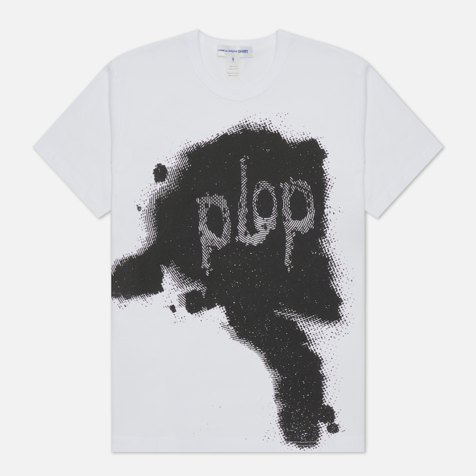 

Футболка мужская Comme des Garcons SHIRT FI-T003-S22-3 белая S, FI-T003-S22-3